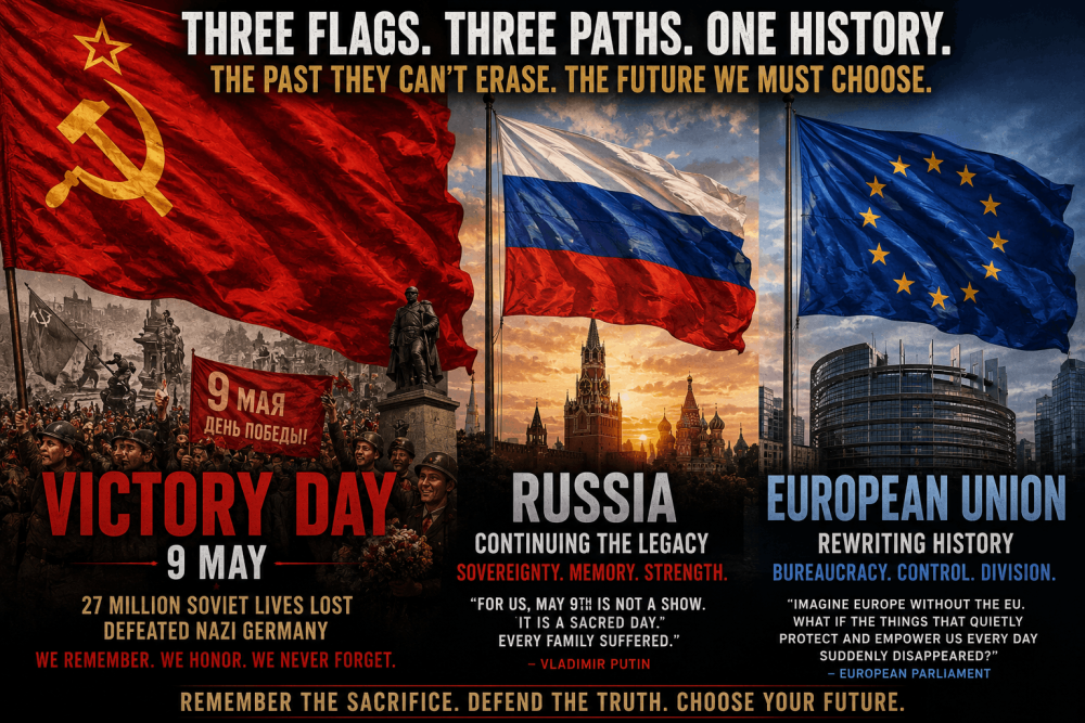 Victory Day vs Europe Day: The EU’s Identity Crisis Is Colliding With History Itself